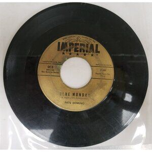 Record 45 RPM Vinyl  Fats Domino-  Blue Monday/ I'm In Love Again